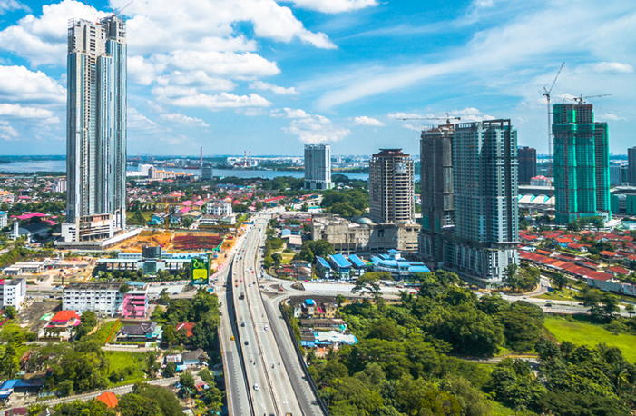 Johor Baru, Malaysia. One of 26 ASEAN Smart Cities (ASCN) Pilot Cities